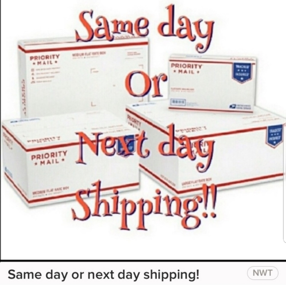 Same day or next day shipping!